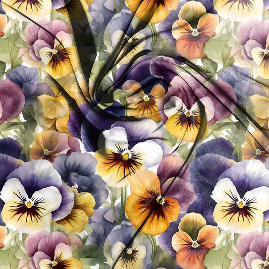 Pansy Flowers Pattern 4