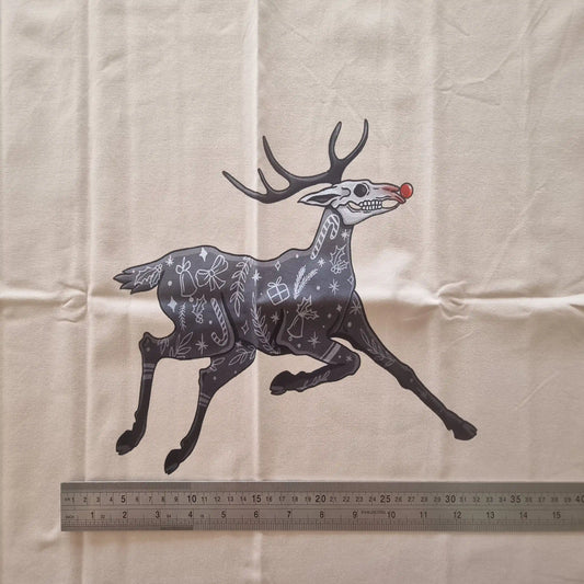 Ruindeer 50cmx50cm panel - Cotton Lycra 200-220gsm