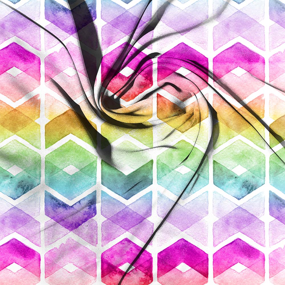 Rainbowwatercolourdiamonds